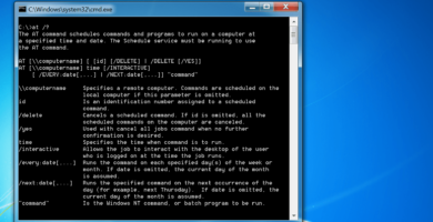 Jak používat příkaz „At“ v systému Windows 37 at command windows 7 affce97caf6841b9b2bf4899261becc0