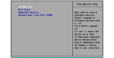 boot options cd first 5a46940d845b340037ec5322