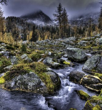 early autumn snow on the surrounding peaks monica meadows kootenay region bc canada 881153770 5b391a49c9e77c001ab0228c