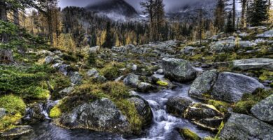 early autumn snow on the surrounding peaks monica meadows kootenay region bc canada 881153770 5b391a49c9e77c001ab0228c