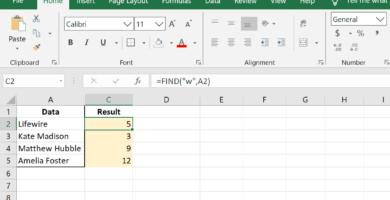 Jak používat funkci Excel FIND 8 excel find function examples 31f501d19ef84d7faa9a651eab500e5e
