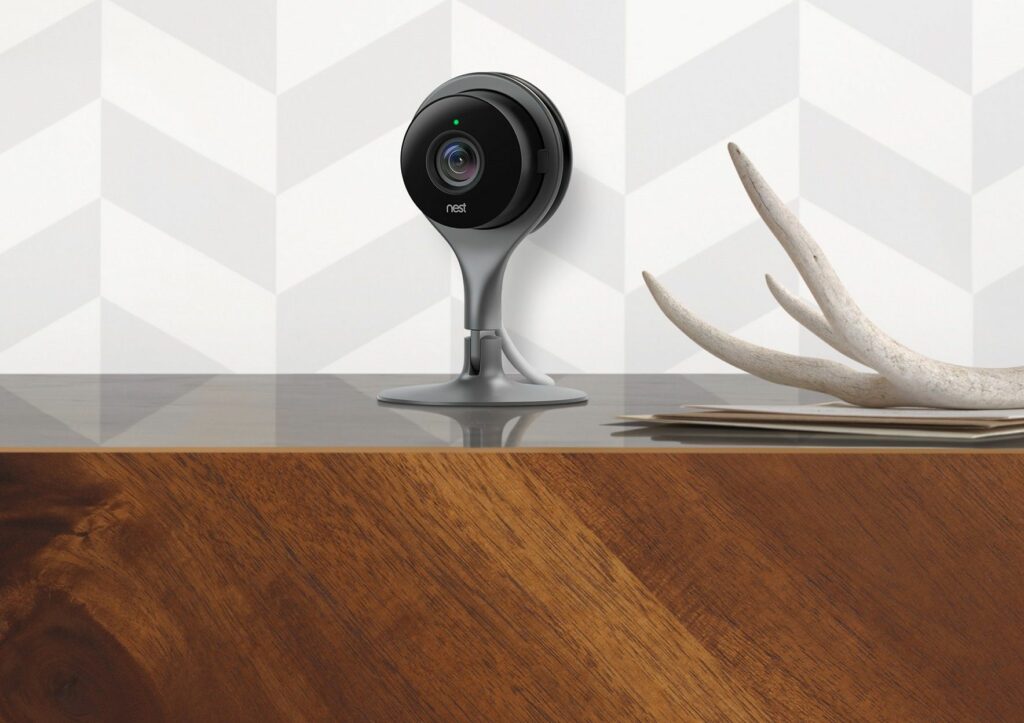 google nest cam indoor on mantle d6e7c4c0ba4e46058757b27d387f4257