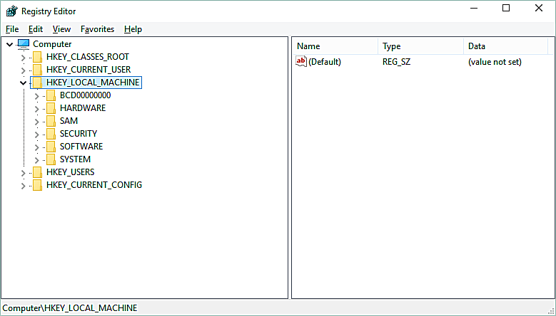 hkey local machine 57c76bc73df78c71b65aac0e