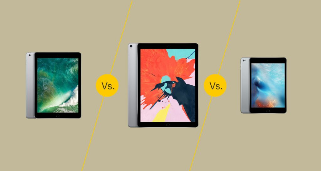 iPad 5th gen vs iPad Pro 2 vs iPad Mini 4 c2e584639dd4444abc5a9049a8831c79