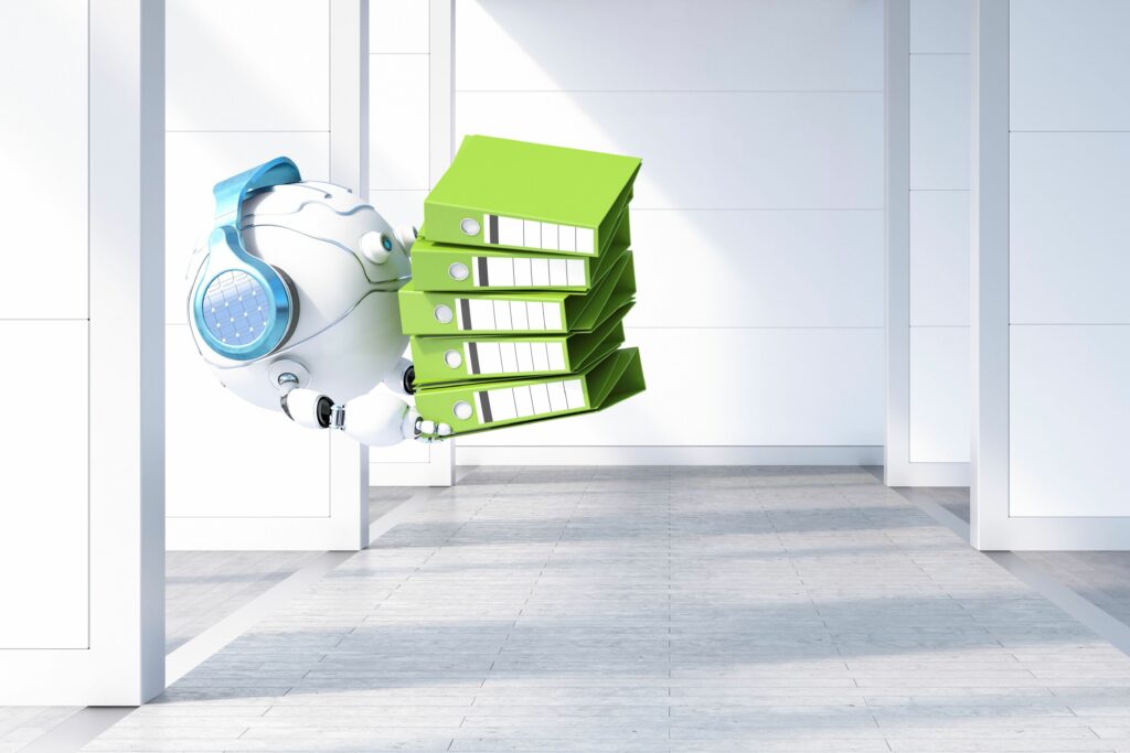 robotic drone carrying file stack 3d rendering 981626042 5bdb6061c9e77c0026b2af43 3222019792f248019df3b9d16f7fa9c8