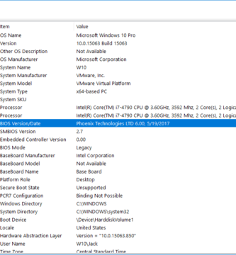 system information windows 10 bios version date 5a8de357fa6bcc003700bf88