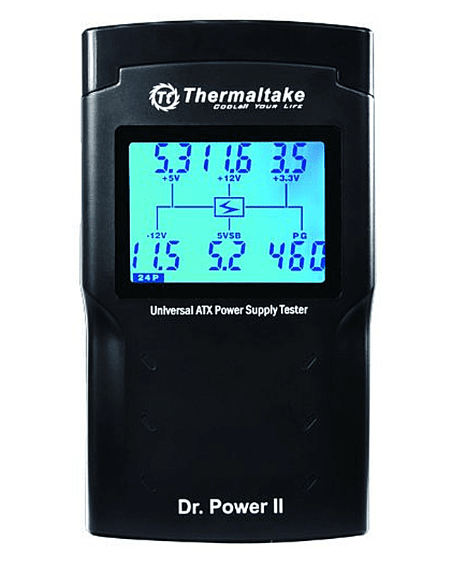 thermaltake dr power supply tester 57c768e35f9b5829f4b90a25