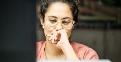 thoughtful businesswoman using computer in office 867421140 5c0adbf0c9e77c0001771be7