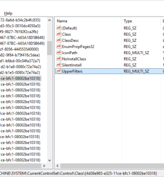 Jak odstranit hodnoty registru UpperFilters a LowerFilters 3 upperfilters lowerfilters registry windows 10 56a6fb0b5f9b58b7d0e5d29b