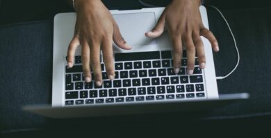 womans hand typing on keyboard of laptop 591212551 582525c45f9b58d5b117e605