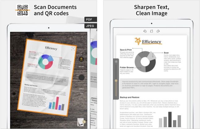 Doc Scan iPad aplikace pro skenování