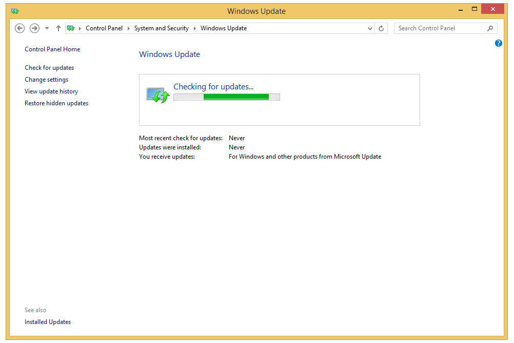 Windows Update ve Windows 8