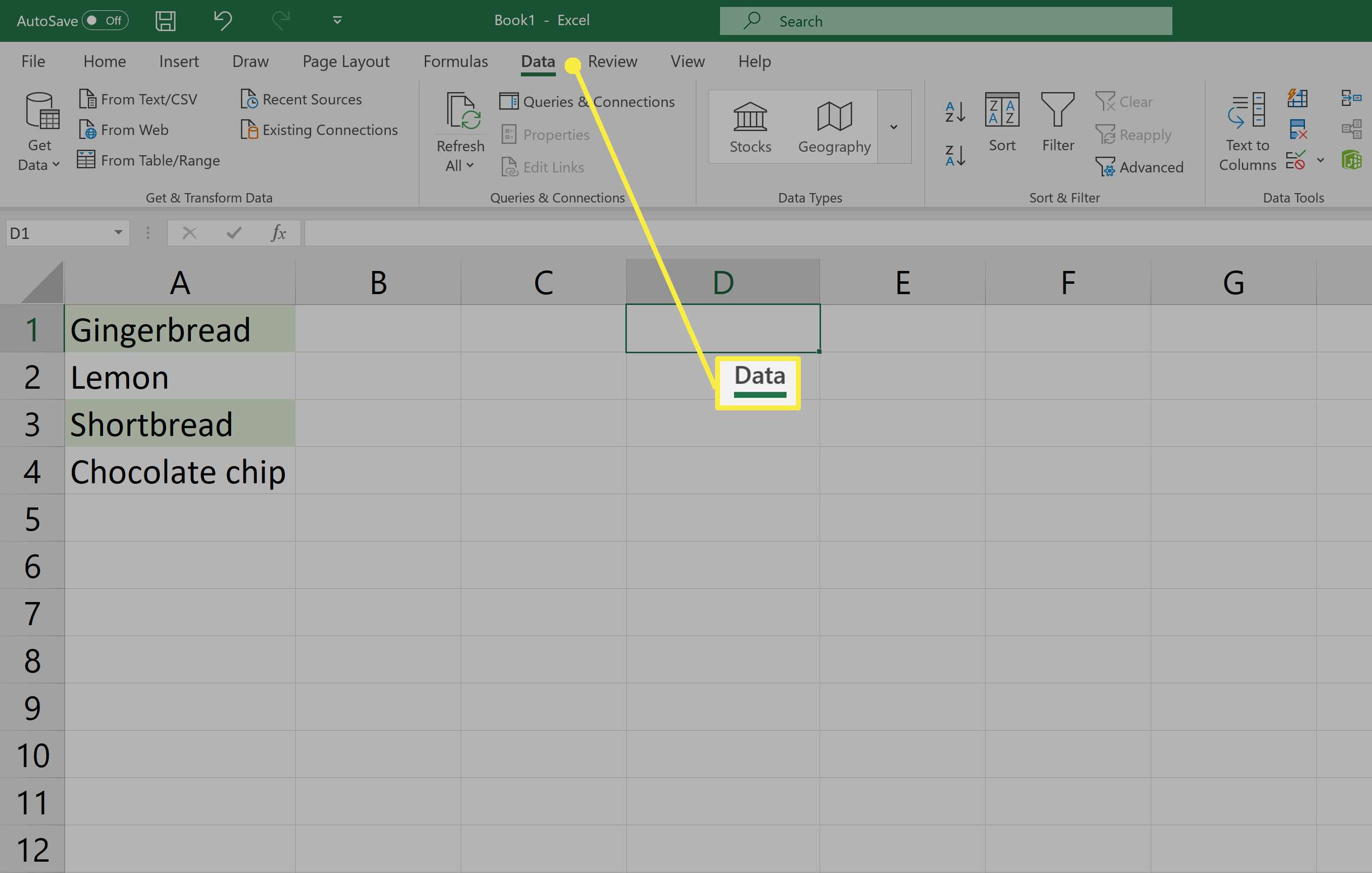 Vytvoření rozevíracího seznamu v aplikaci Excel