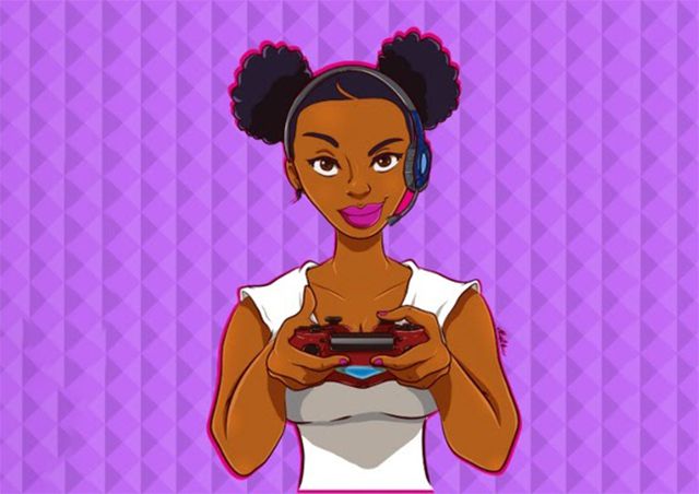 Logo Black Girl Gamer