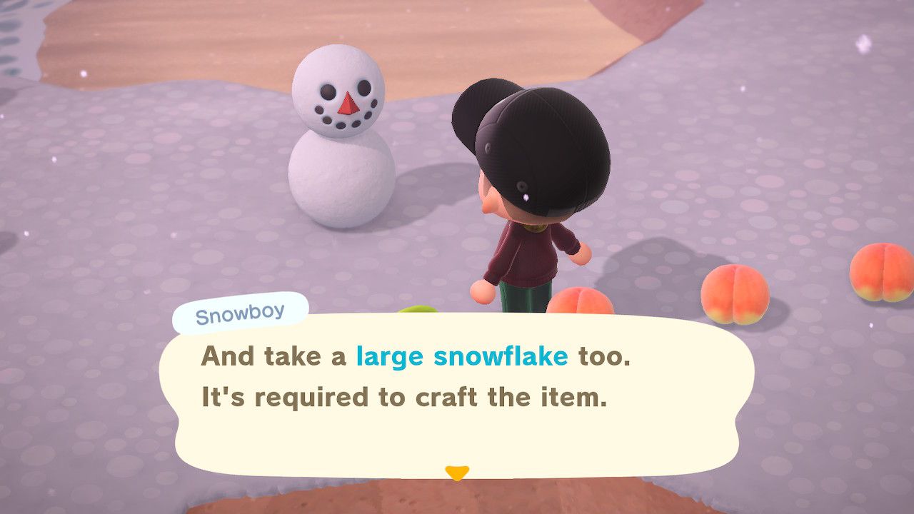 Perfektní Snowboy dává hráči velkou sněhovou vločku