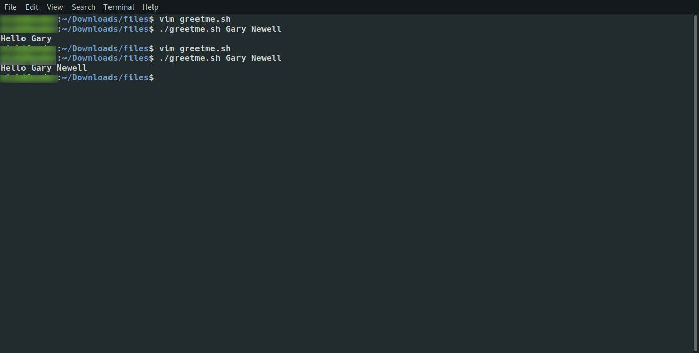 Linuxový skript s více parametry