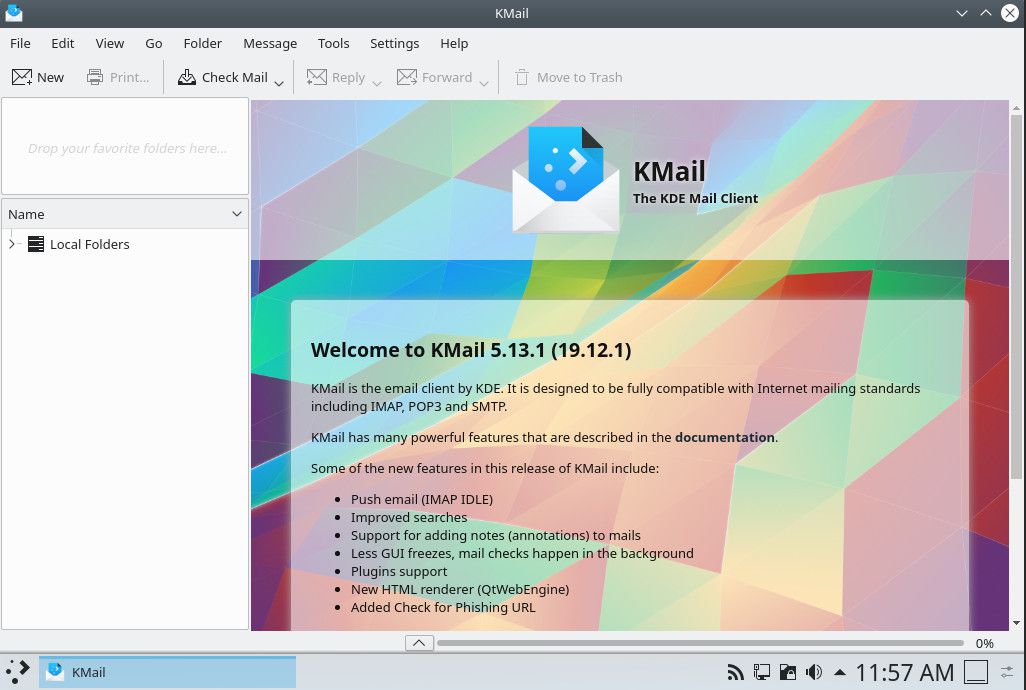 KDE Plasma KMail