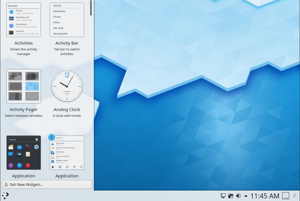Widgety KDE Plasma