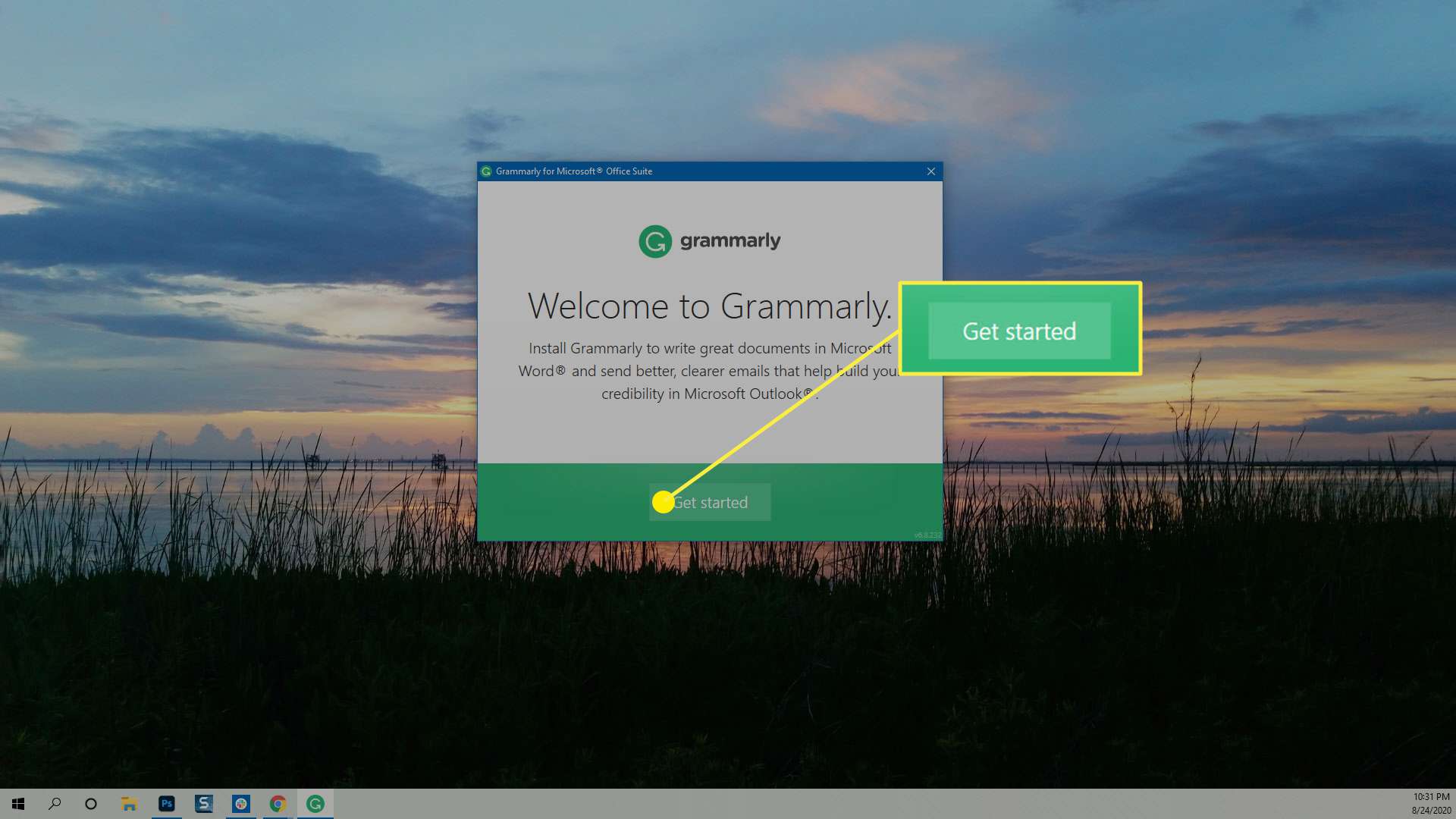 Začínáme s instalací Grammarly pro MS Word.