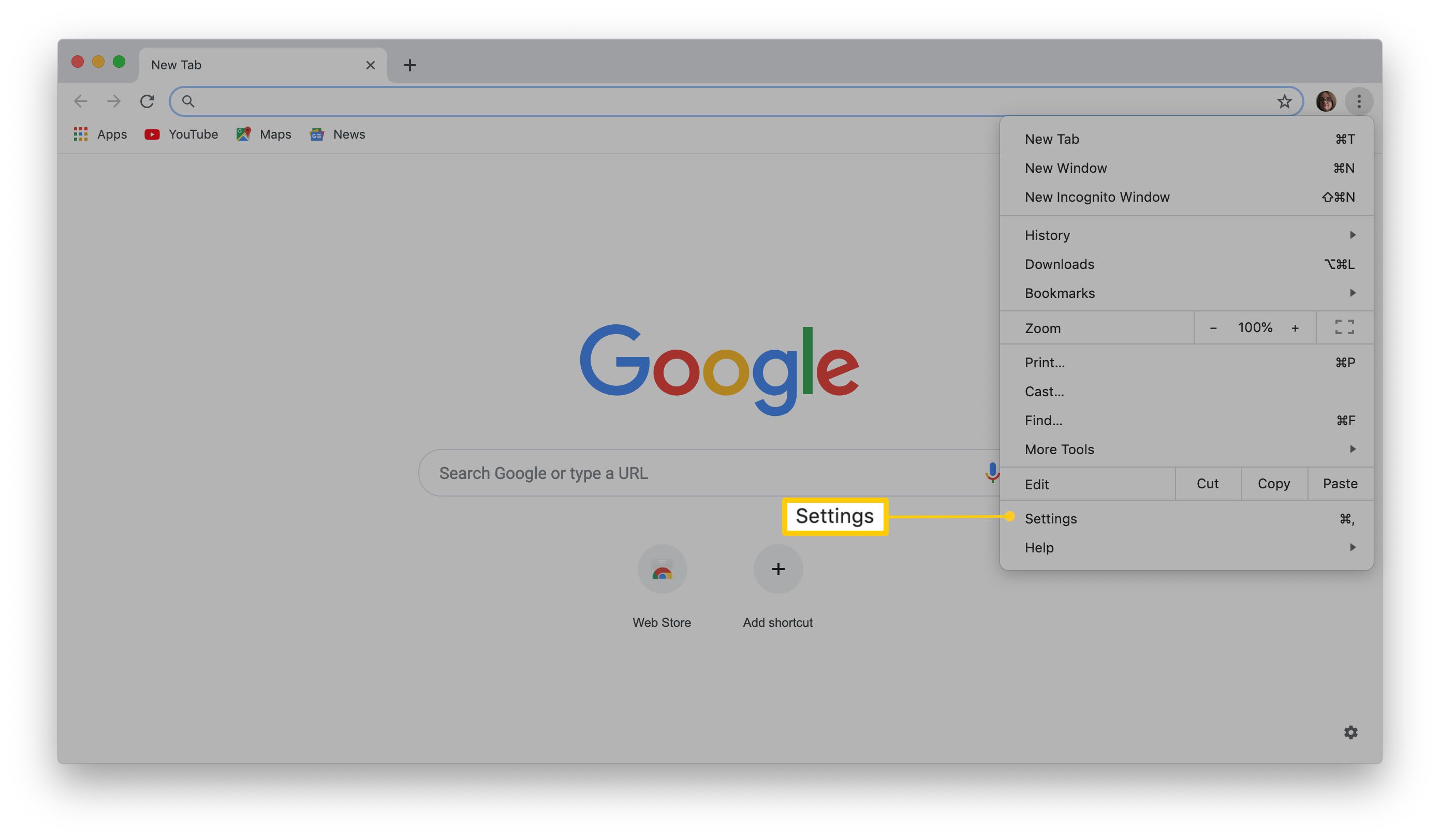 Kde v Google Chrome najdete Nastavení