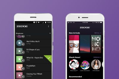 Aplikace Zedge pro Android a iPhone