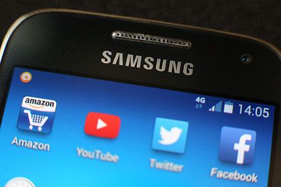 Ikony domovské obrazovky smartphonu Samsung