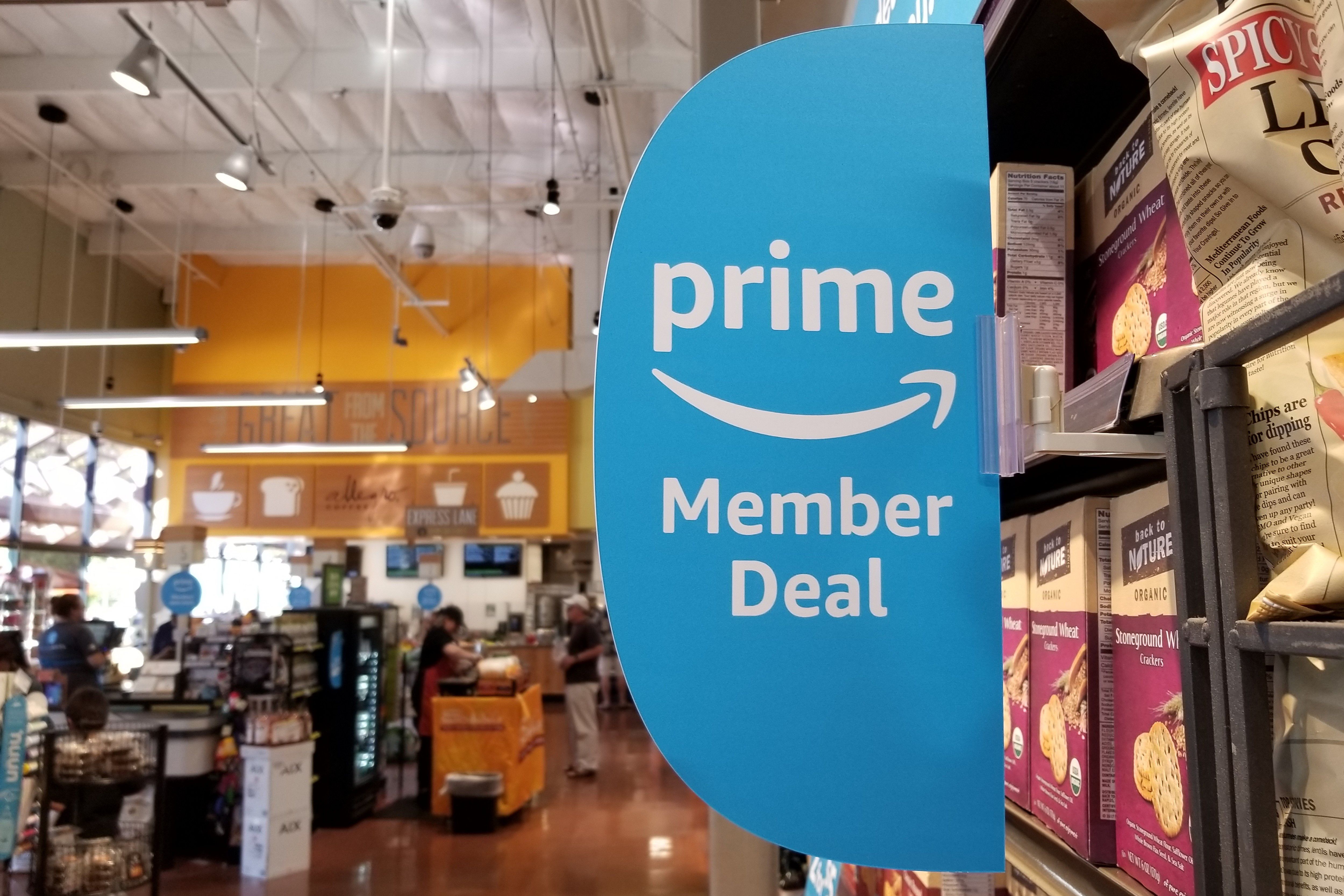 Značka Prime Member Deal na Whole Foods