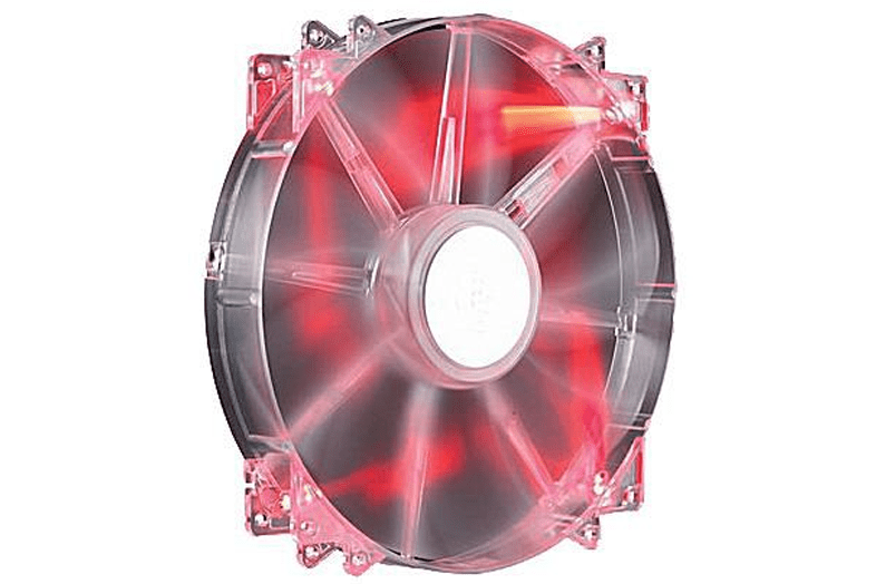 Tichý ventilátor Cooler Master MegaFlow 200 Red LED