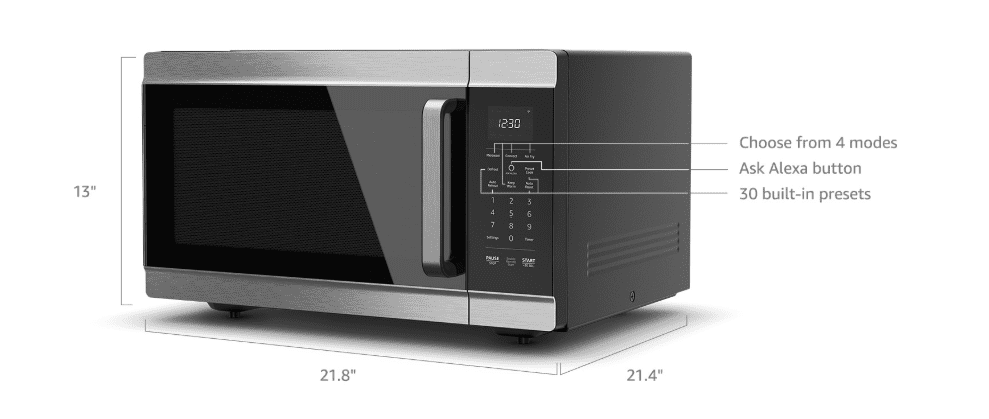 Technické detaily Amazon Smart Oven