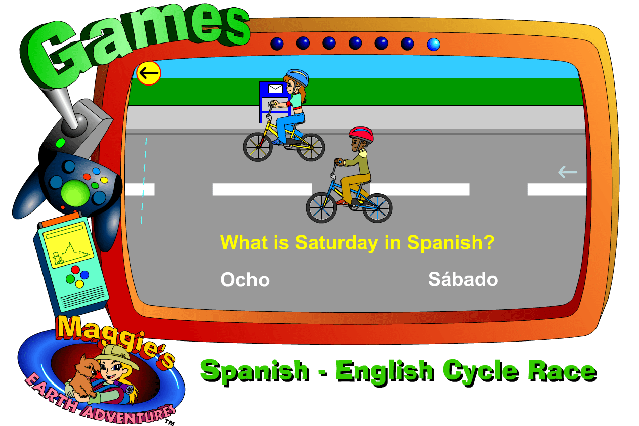 Španělsko-anglický cyklistický závod online hra