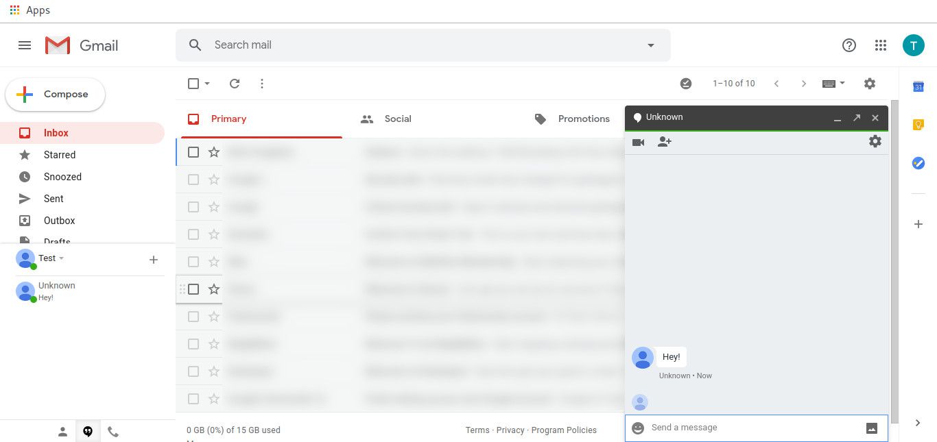 Google Hangouts v Gmailu