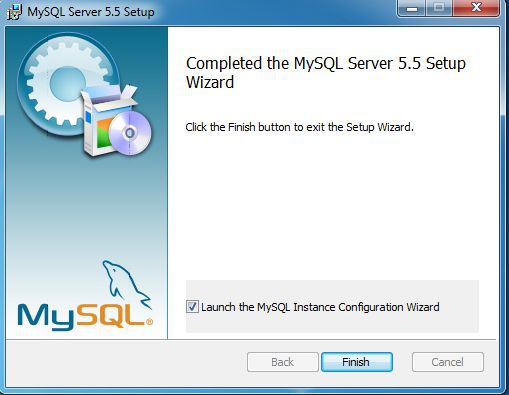 Instalace MySQL Dokončit nastavení