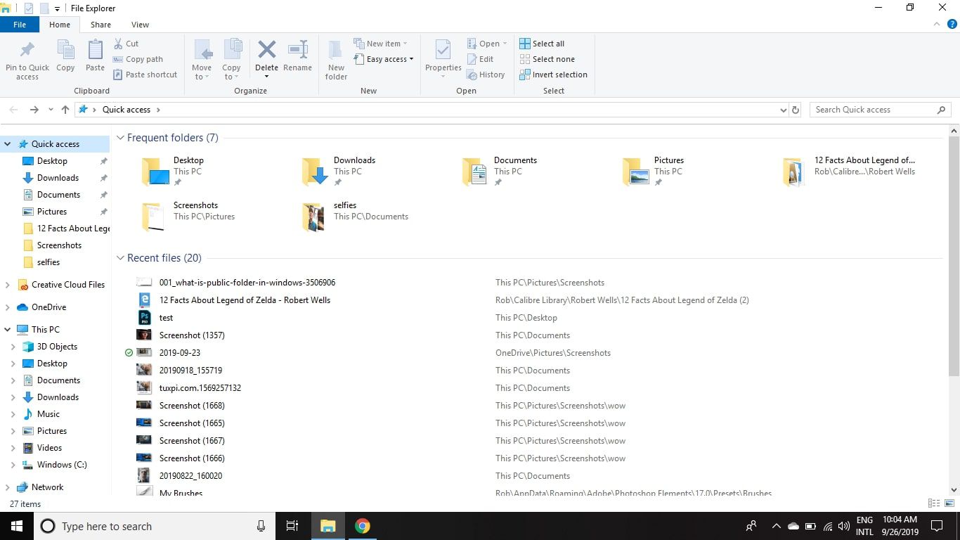 Pomocí klávesové zkratky Windows Key + E (nebo Ctrl + E ve starších verzích Windows) otevřete Průzkumník souborů.