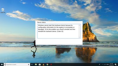 Chyba Code 19 na ploše Windows 10