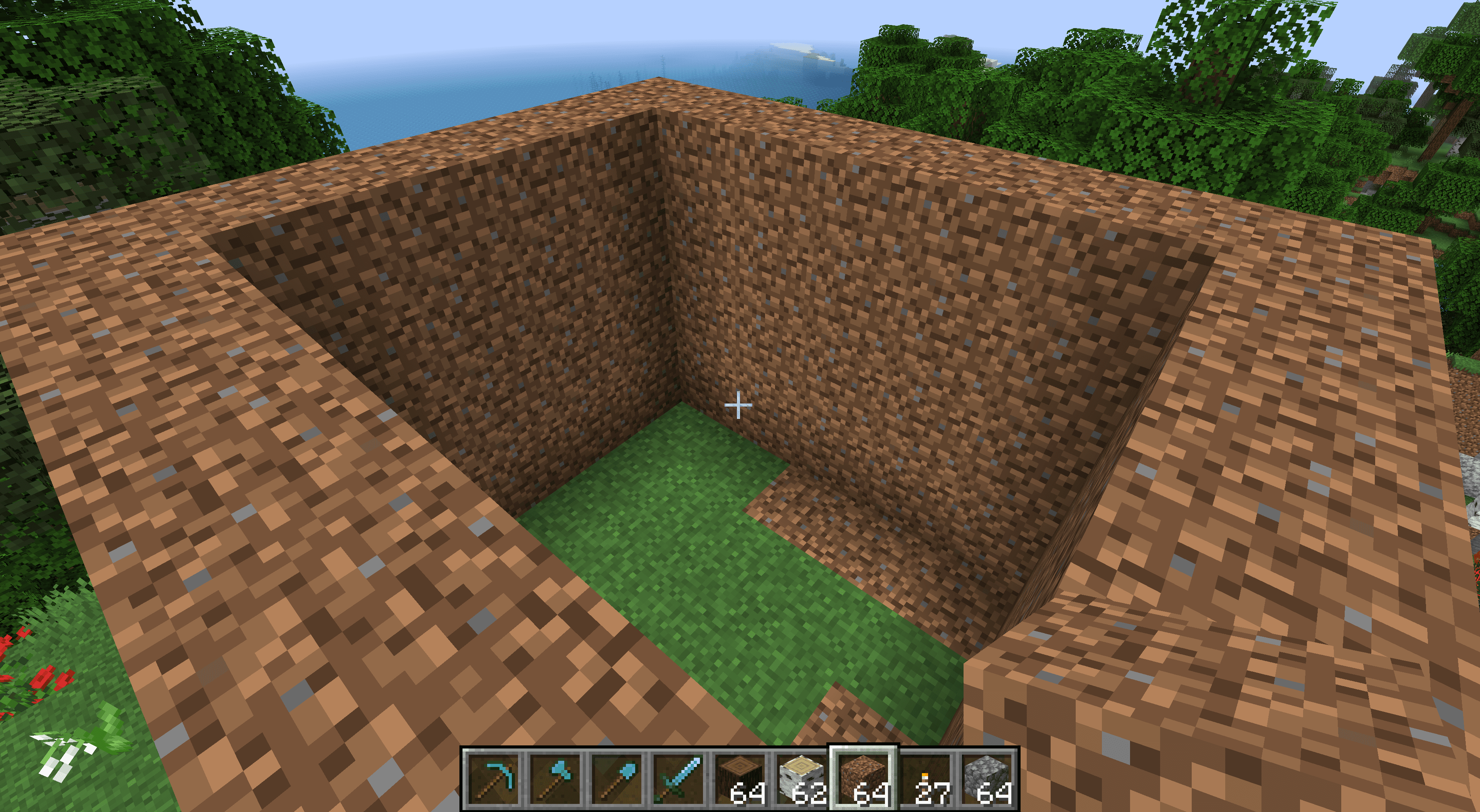Špinavé stěny pro dům Minecraft.