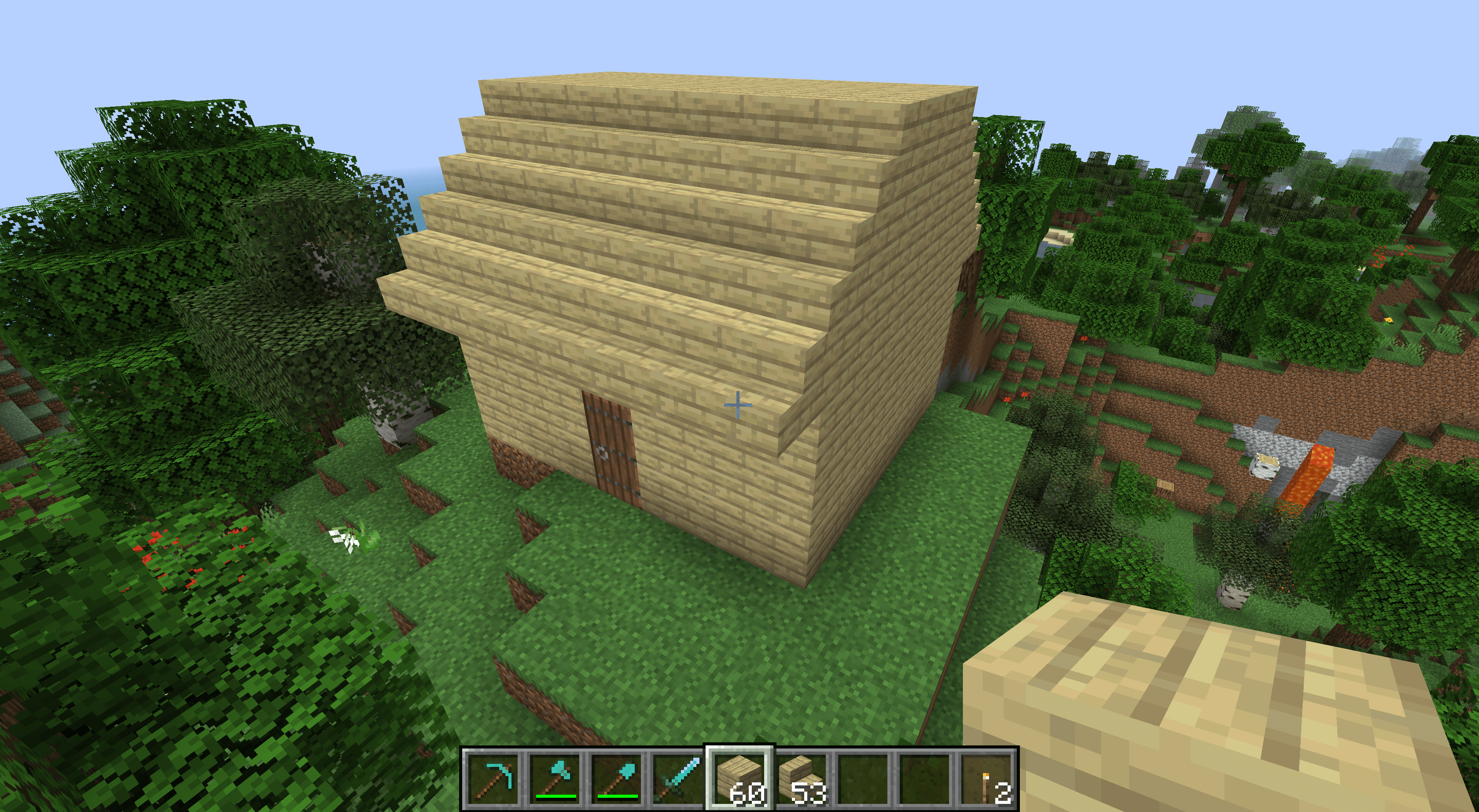 Dům v Minecraftu.