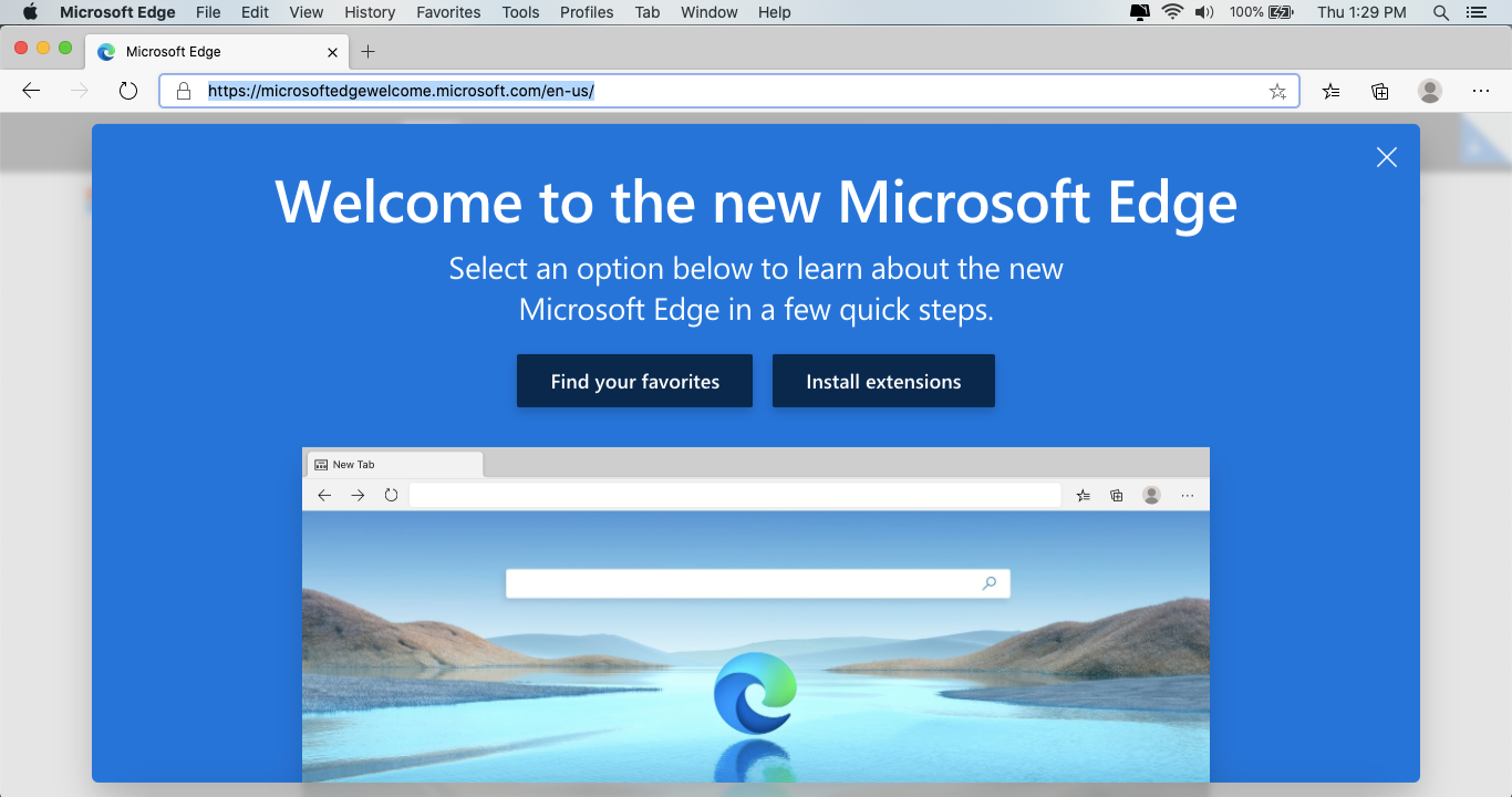 Microsoft Edge vítán