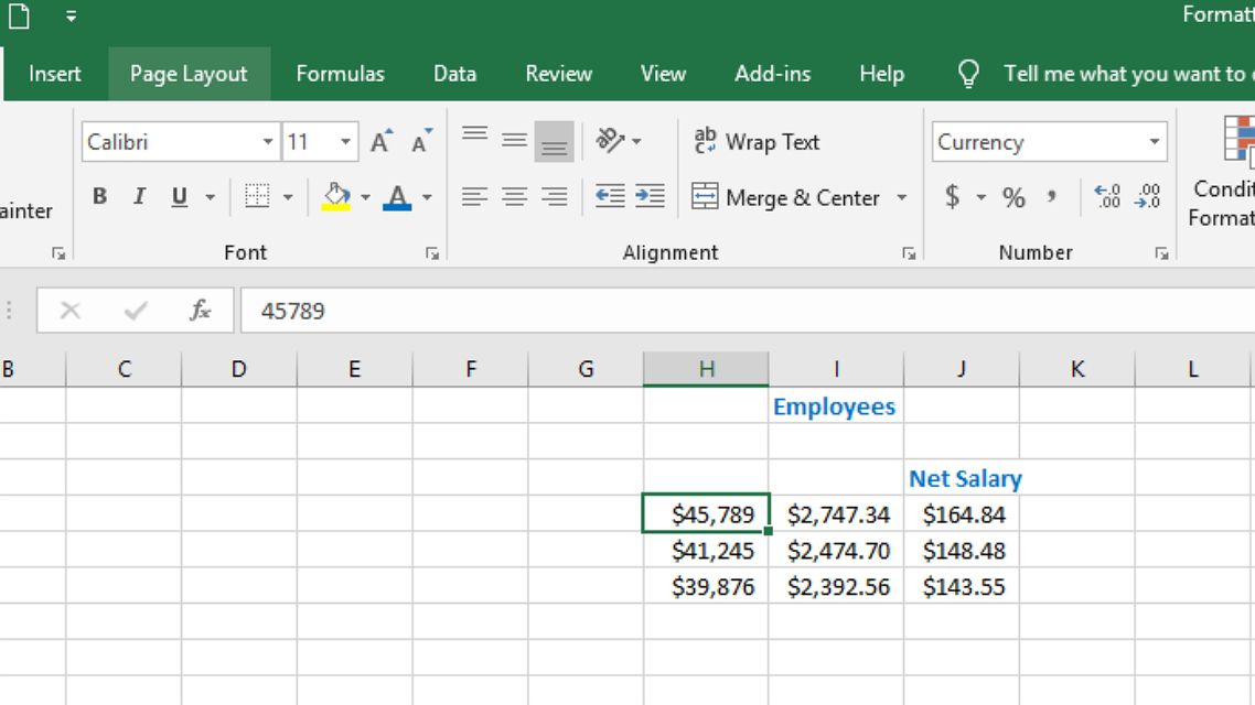 Účetnictví vs. formát měny v aplikaci Excel