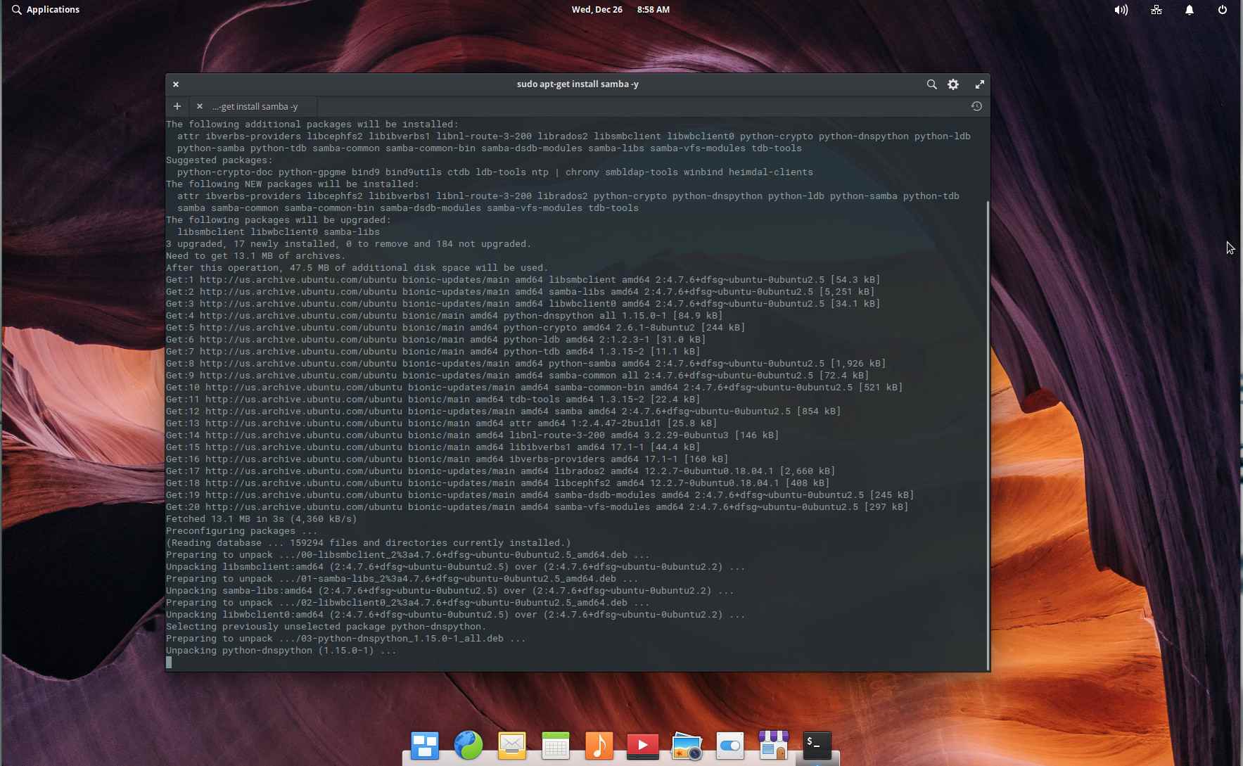 Instalace Samby na Linux.