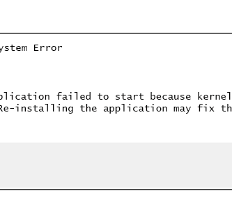 kernel32 dll error message 505f4a4601424a99b54a62308aedc666
