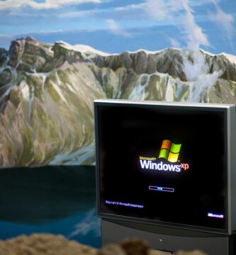 windows computer in front of mountain decor of mount paektu ryanggang province samjiyon north korea 922675382 5c649d62c9e77c00010a50bb
