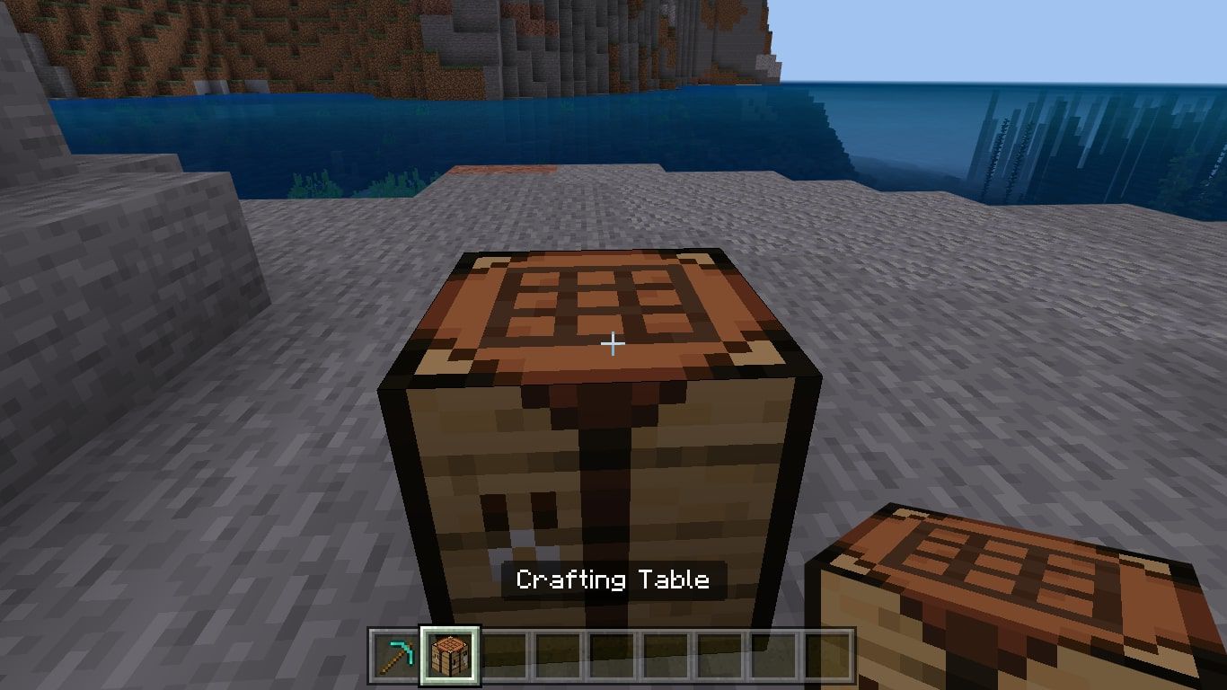 Crafting Table v Minecraftu