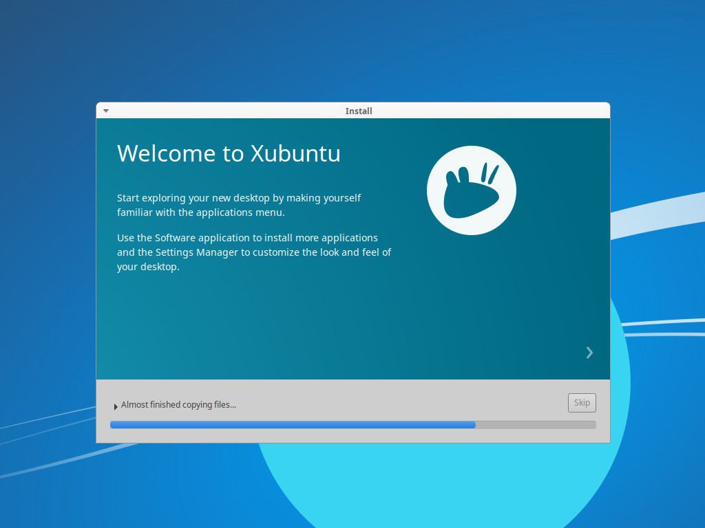 Instalace Xubuntu