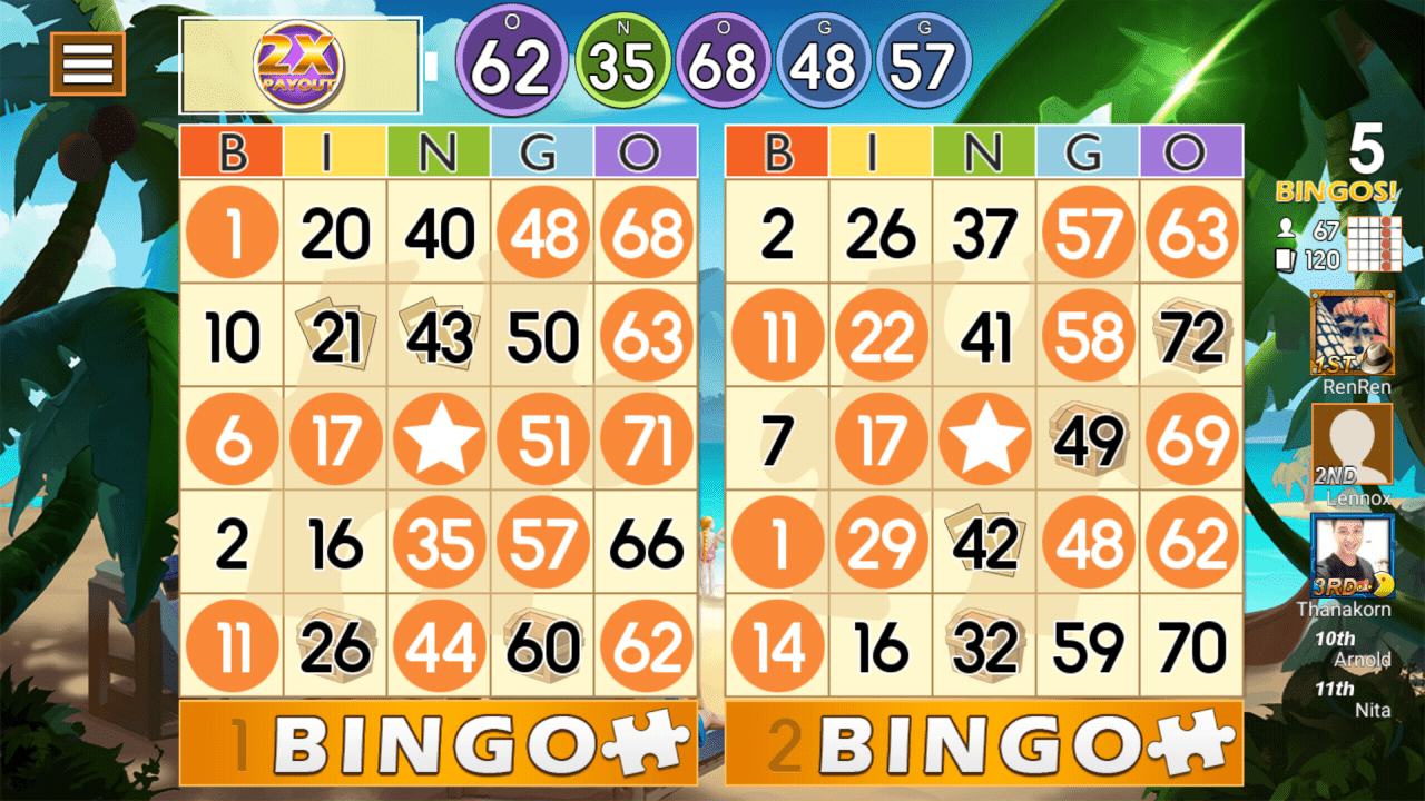 Snímek obrazovky hry Bingo Blaze v systému Android