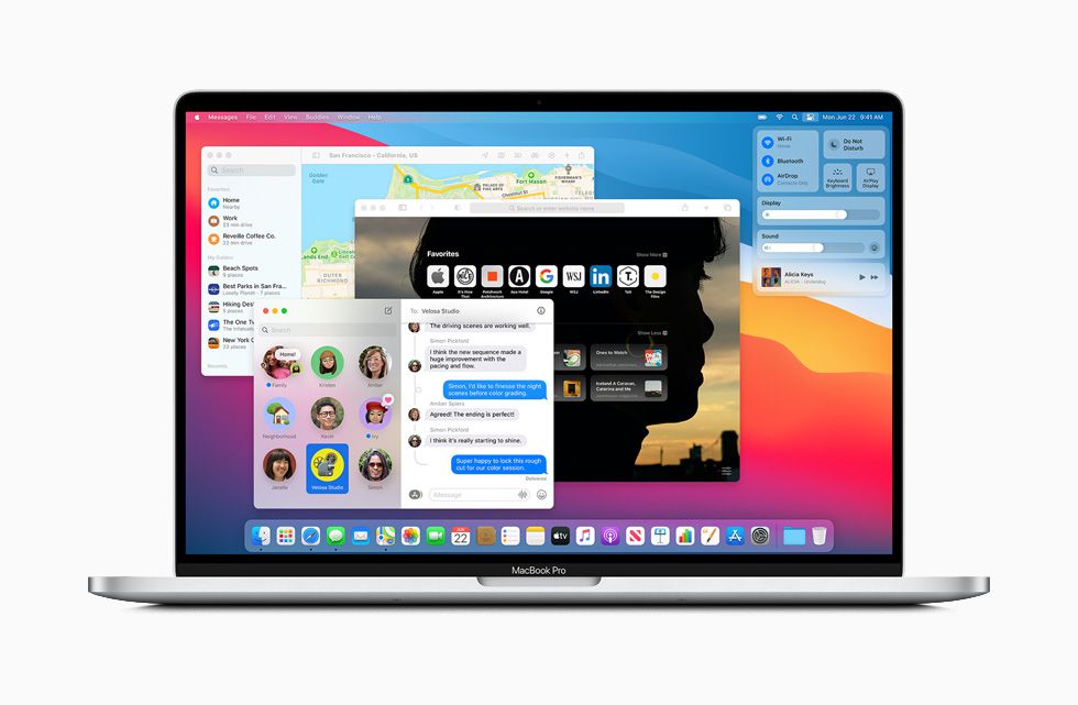 macOS Big Sur, představený na WWDC20, představuje krásný redesign a nové funkce v Safari, Zprávách a Mapách.