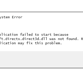 microsoft.directx.direct3d dll error message 612d5426de0346118e10fd1799e1ea72