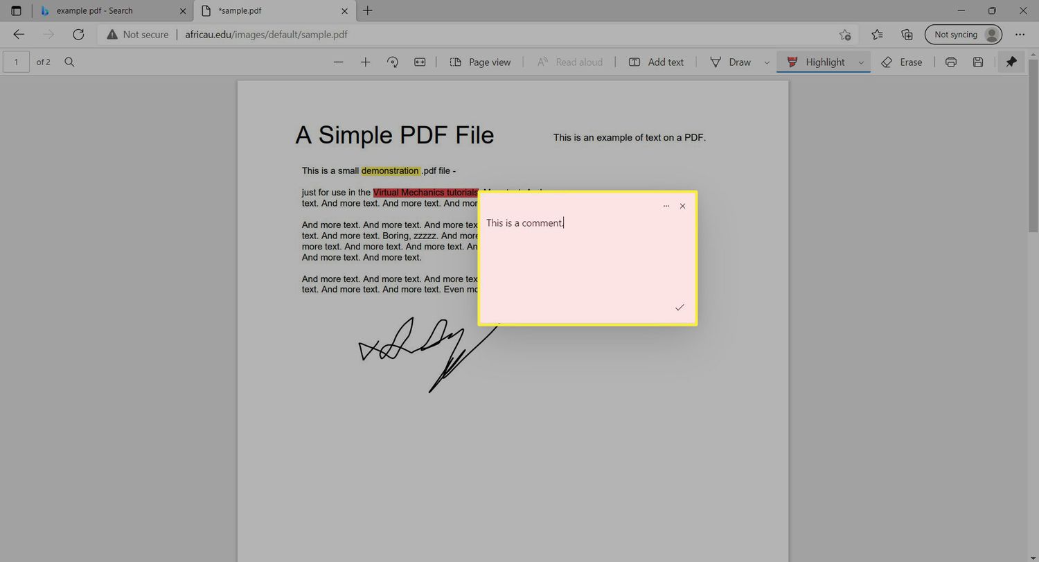 Anotace k PDF v Microsoft Edge