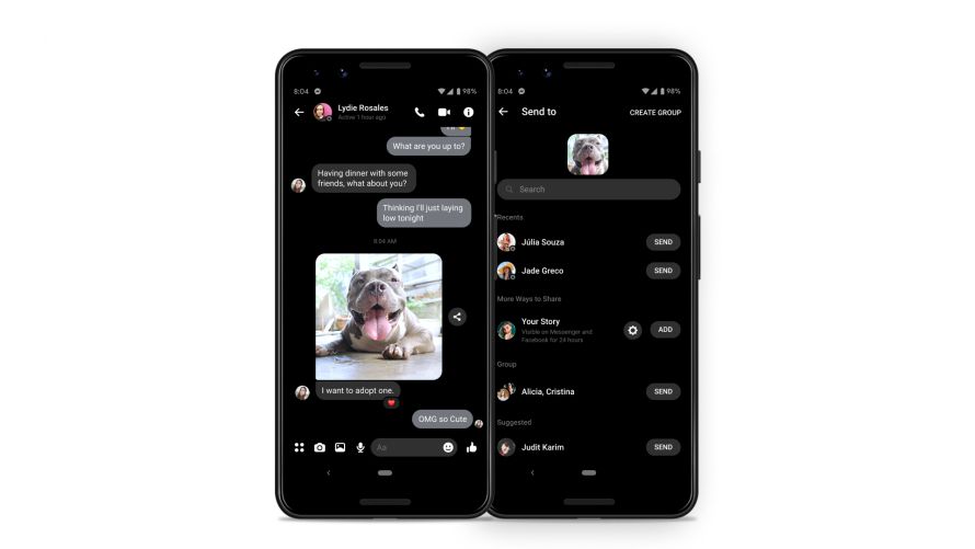 Messenger na Androidu