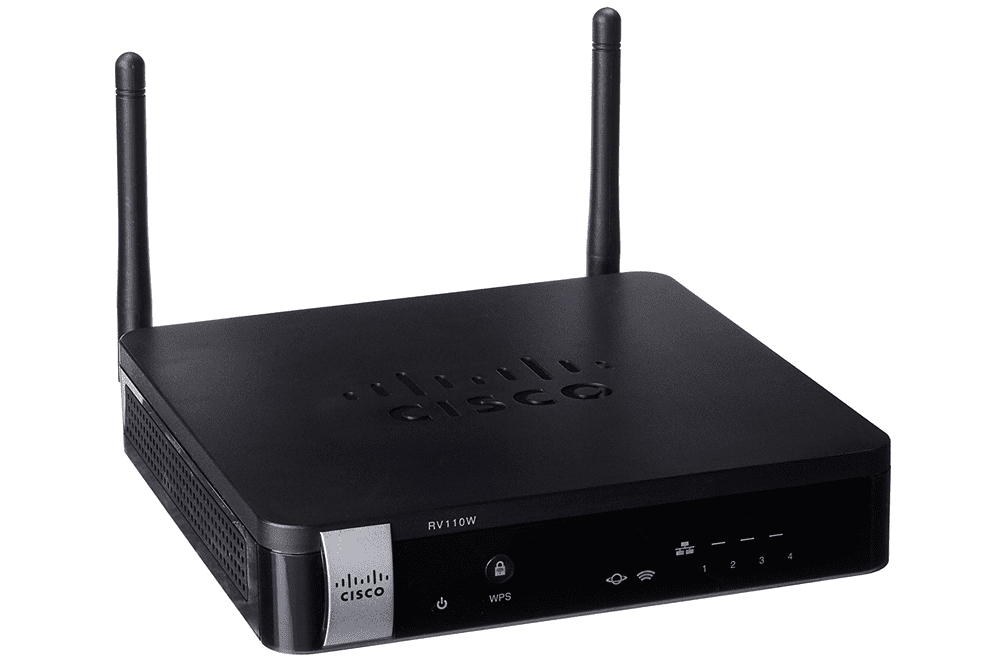 Černý router Cisco RV110W